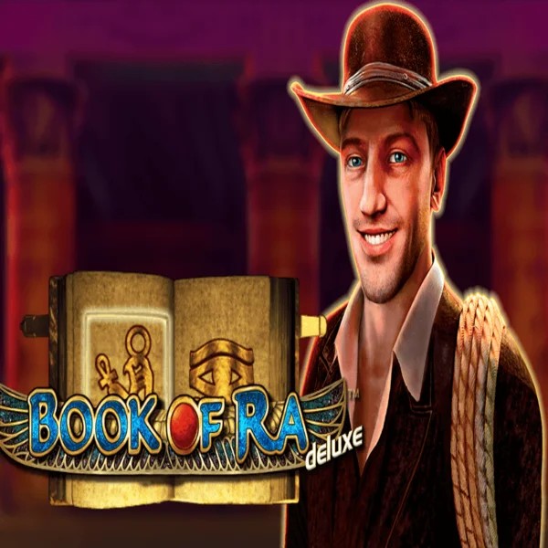 Book of Ra Deluxe slot visual from Novomatic available on greatsslots.co.uk
