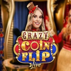 Crazy Coin Flip by Evolution, showcased at greatsslots.co.uk – game logo