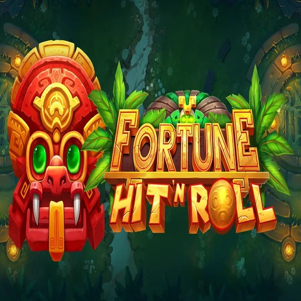 Fortune Hit'n Roll slot logo by Pragmatic Play at Great Slots Casino