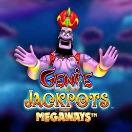 Genie Jackpots Megaways by Blueprint Gaming, showcased at greatsslots.co.uk – game logo
