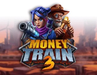 Slots logo of Money Train 3 from Relax Gaming at Great Slots Casino