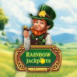 Try Rainbow Jackpots Megaways slot by Red Tiger Gaming on greatsslots.co.uk – logo image