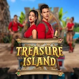 Treasure Island slot logo by Pragmatic Play at Great Slots Casino